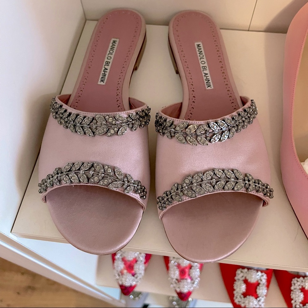 Manolo Blahnik slides